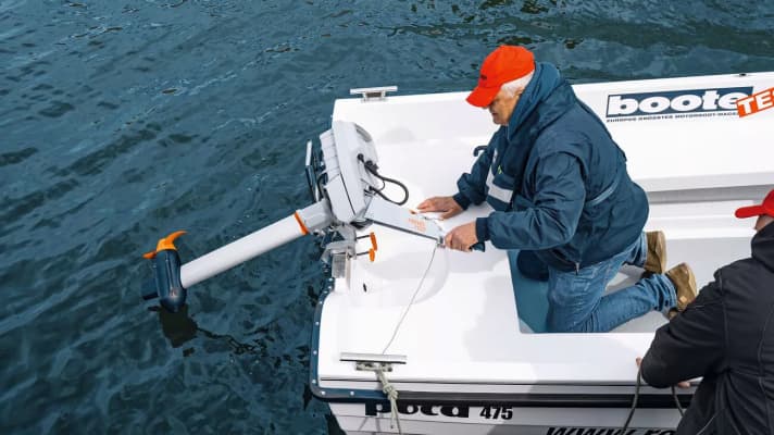 Can be driven climate-neutrally with electricity from the "green socket". The low weight of the electric motor ensures easy handling