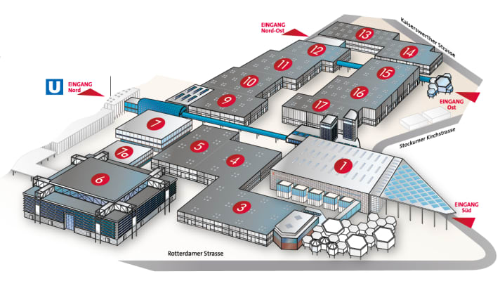 Messeplan | Illustration: Marc-André Bergmann