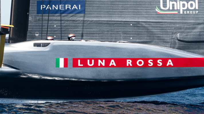 In an aerodynamic position: there is room for two cyclists behind the helmsman and trimmer to provide the required energy