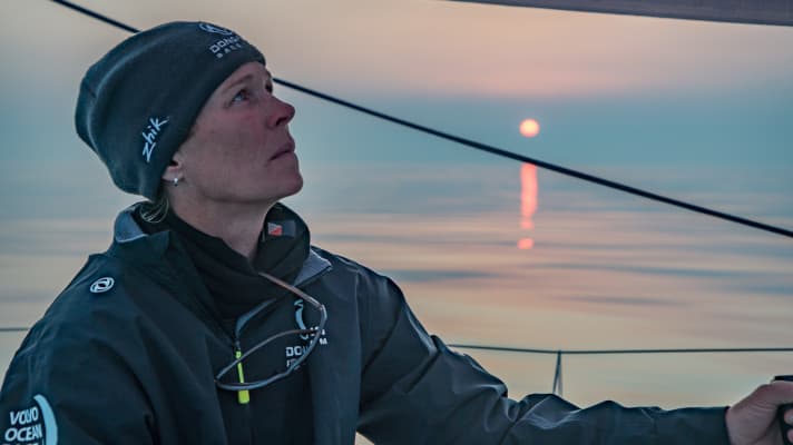   Une navigatrice concentrée : Carolijn Brouwer