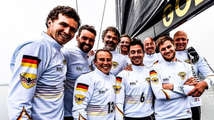   Ein Bild vom ersten gemeinsamen Training für Team Germany im Oktober 2021 auf dem Neuenburgersee