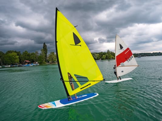 Windsurfer 1975 gegen Windsurfer LT 2020