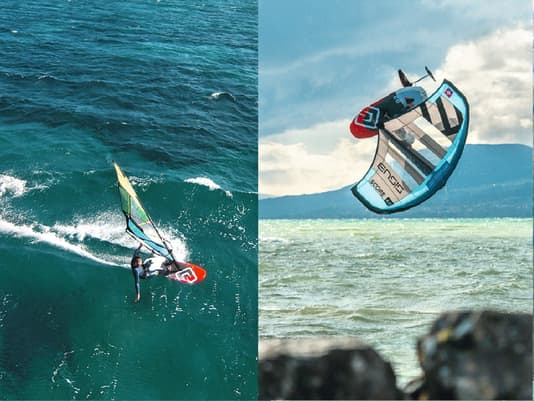 Crossoverboard zum Foilen, SUPen, Wingen und Finnen-Windsurfen