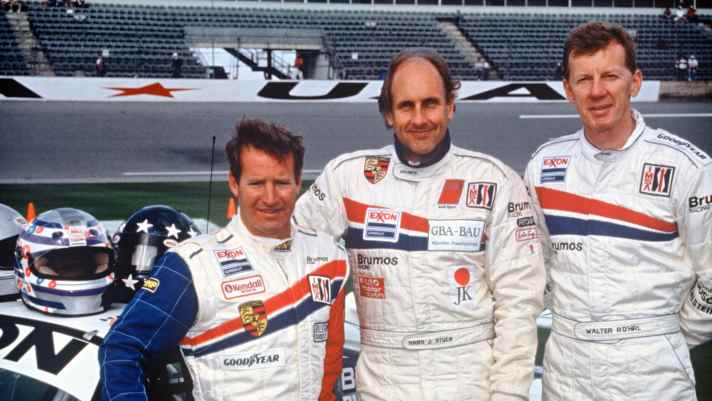 Hurley Haywood, Hans-Joachim Stuck, Walter Röhrl (von links nach rechts), 1994