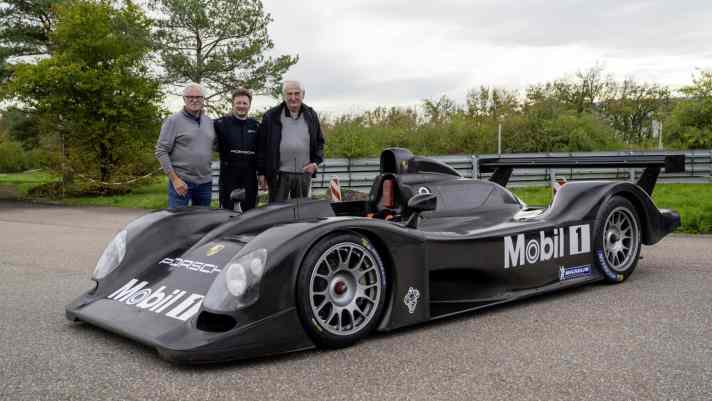 Herbert Ampferer, Allan McNish und Norbert Singer