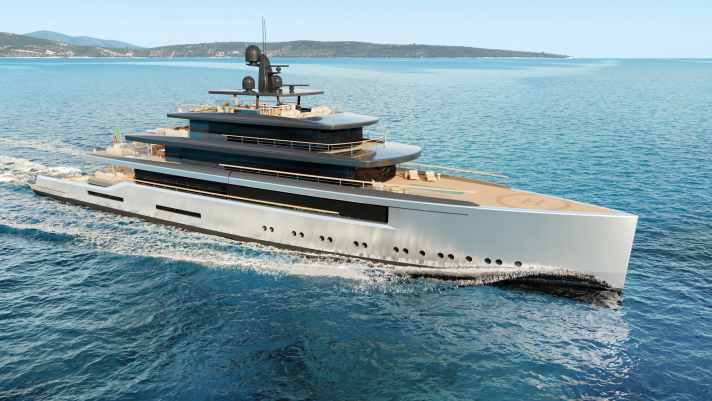 CAT generators and powerful electric motors with electricity help "Milano" reach a top speed of 16.5 knots