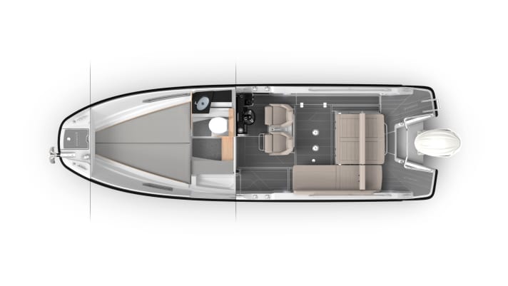 Interior layout of the Quarken 27