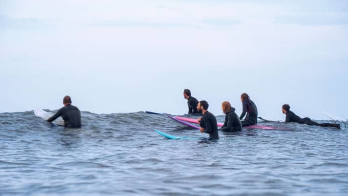 Time and again, the BSP crew moves the office to the north of Denmark - then the whole team goes out on the water together.