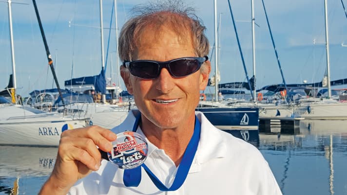 Frank Spöttel, seit über 40 Jahren bei Regatten erfolgreich aktiv