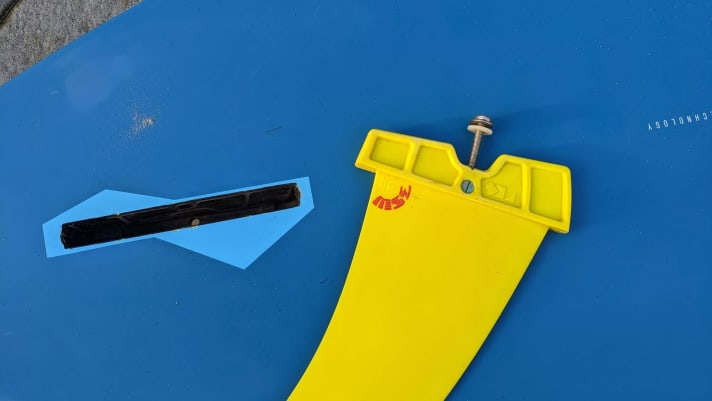 Die Powerbox ist das am meisten verbreitete Finnen-System im Windsurfen