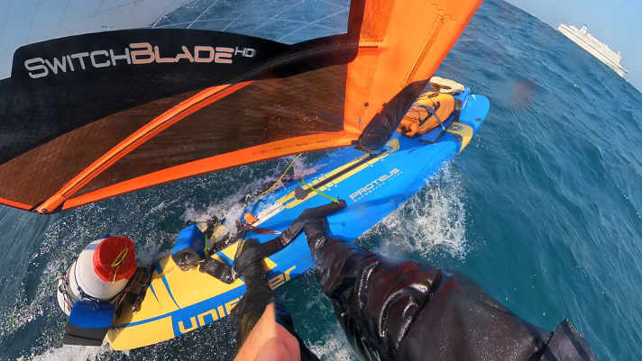 Jono's belongings are in the barrel at the tail. During preparation, a carrier broke