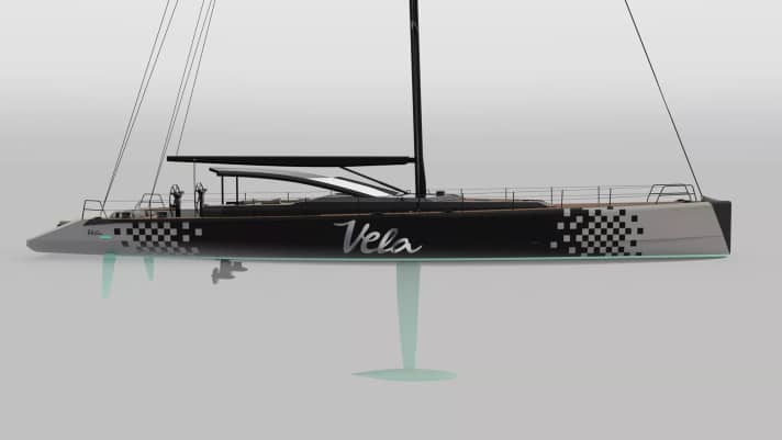 Vela Code is working on a refit of the VO70 "Telefonica Black".