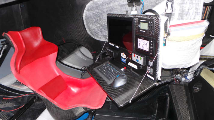   Navigationsplatz auf Jean-Pierre Dicks "St. Michel-Virbac"