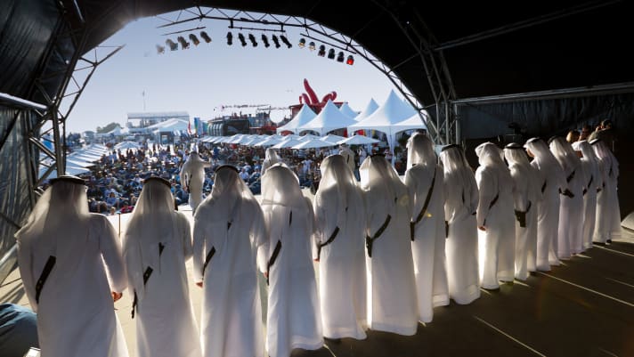   Showtime au village des régates d'Abu Dhabi