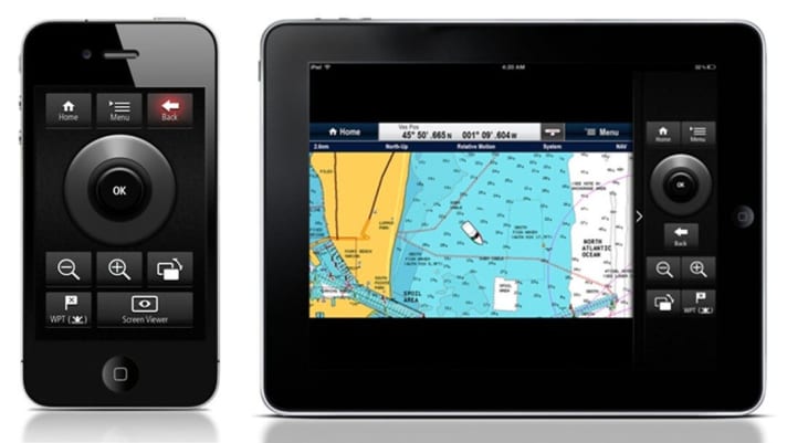   RayView, RayControl and RayRemote connect Raymarine plotters with smartphones and tablets