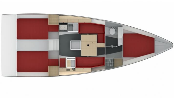  A layout with three separate cabins and a wet room is planned