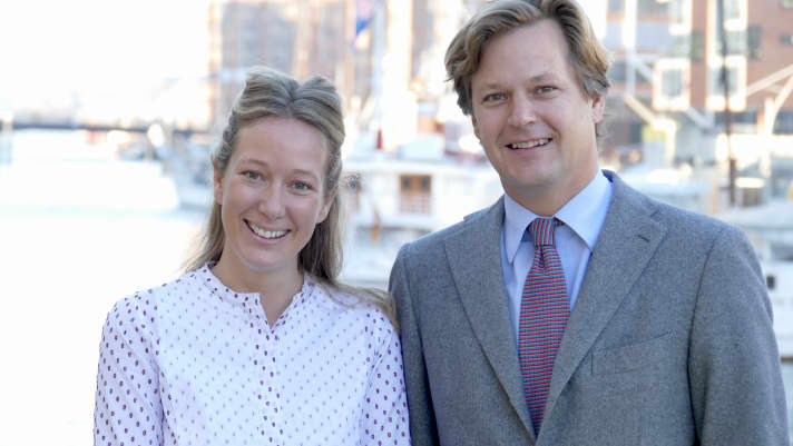 Anna Baum, direttore marketing, e suo fratello Martin Baum, amministratore delegato di Pantaenius Yacht Insurance