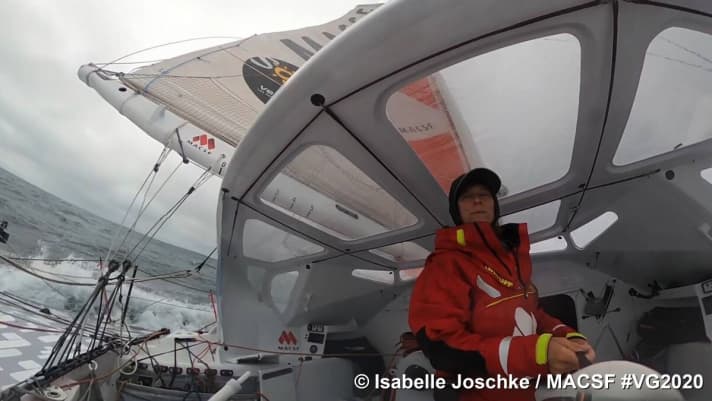   Isabelle Joschke on course for Cape Horn