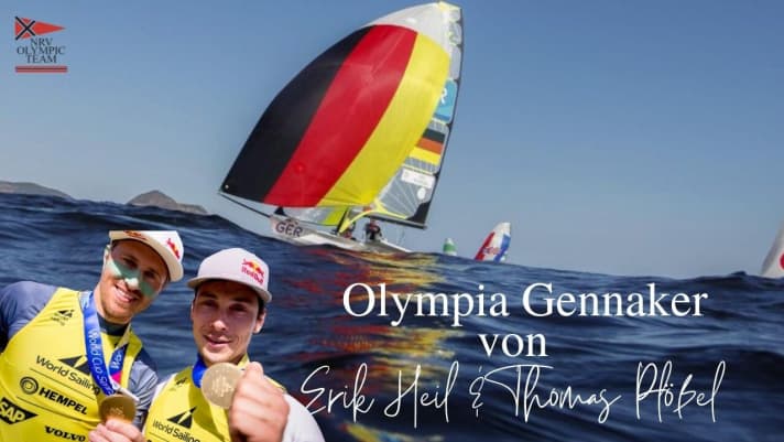   Rio bronze medallists Erik Heil and Thomas Plößel have donated an Olympic gennaker. Also up for auction is a sailing boat with Germany's best skiff athletes, who are among the medal candidates before Enoshima