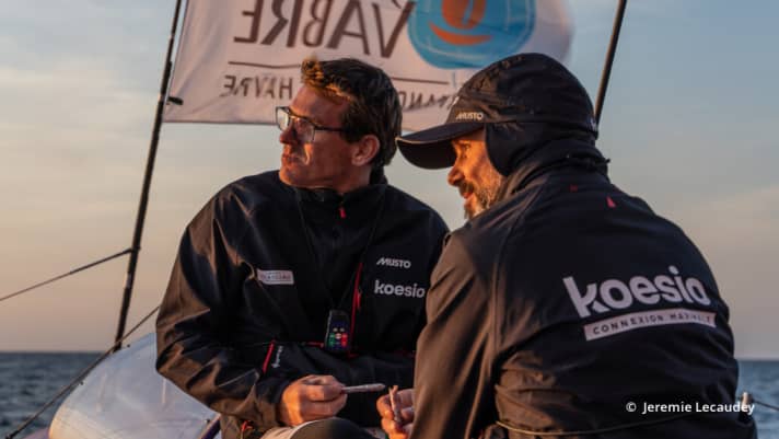   Spitzenreiter in der Ocean-Fifty-Klasse: Erwan Le Roux und Xavier Macaire auf "Koesio"