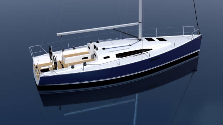 J/36: hull length 11.00 m, width 3.80 m, weight 5.1 tonnes, from 285,6o0 euros