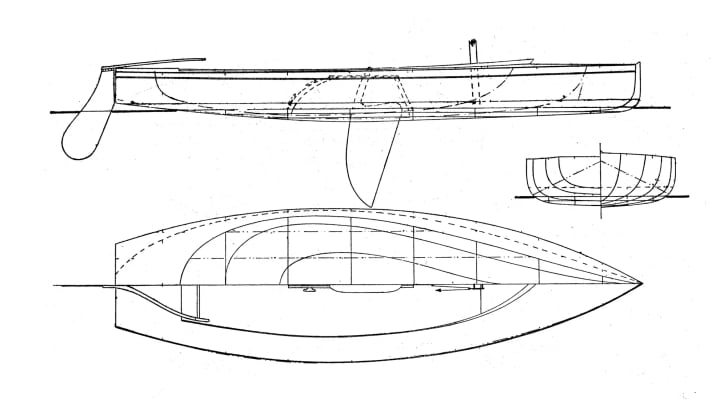 J dinghy "Woge" Hamburg