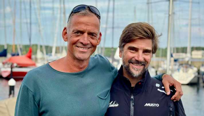 Timm Kruse (a sinistra), Boris Herrmann.