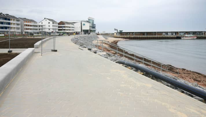   The new promenade is ready for the North Sea Week
