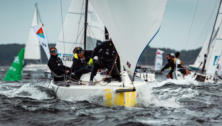   Die ASVW-Crew im Einsatz vor Travemünde
