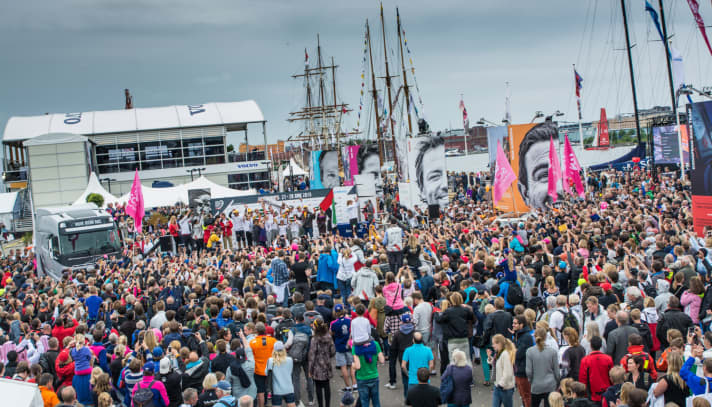   I tifosi olandesi amano la Volvo Ocean Race e l'ultima volta hanno affollato il villaggio di regata di Scheveningen