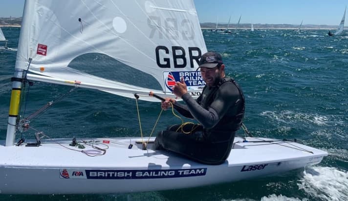   The new European champion is Lorenzo Chiavarini and comes from Great Britain - like three other strong Laser athletes in the top six