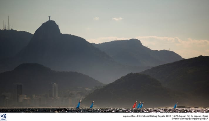   Olympic sailing at the feet of Christo and Sugarloaf Mountain