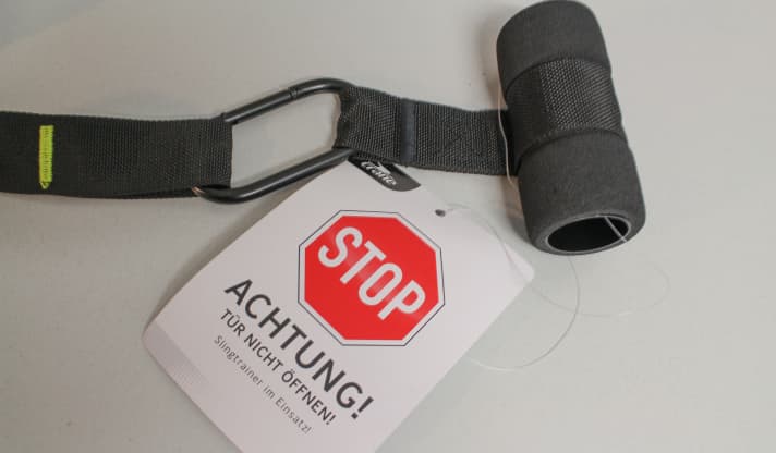 Always hang the door anchor on the "right" side of the door!