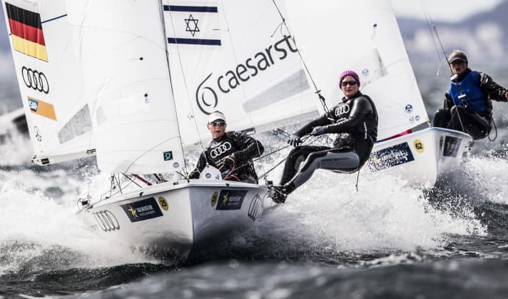   Elles devront défendre leur place dans le top 10 des nations après trois régates éliminatoires lors des prochains championnats d'Europe en bassin au large de Majorque si elles veulent décrocher leur ticket pour Rio : Annika Bochmann et Marlene Steinherr