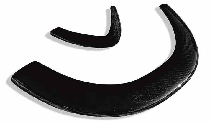 We One offers off-the-shelf carbon protectors for its freeride boards; for other boards, 
they are made to measure.