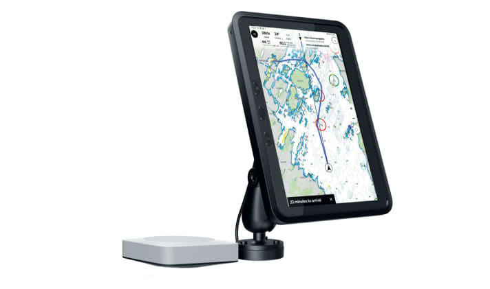 Der Augenmerk des norwegischen Orca-Systems liegt auf der automatischen Routenerstellung. Dabei wird auch das Wetter berücksichtigt. Preis für das neue Display: 999 Euro, der Orca Core: 449 Euro