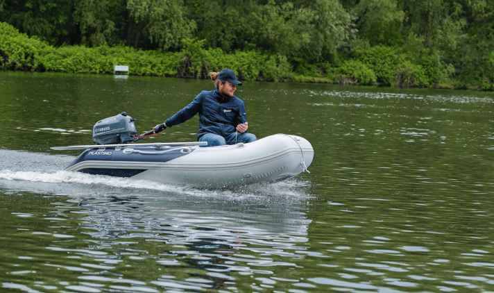Der Klassiker: ein Schlauchboot.