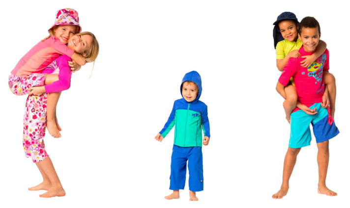 hypen sun protection clothing is the only brand to receive the "recommended" rating from ÖKO-TEST.