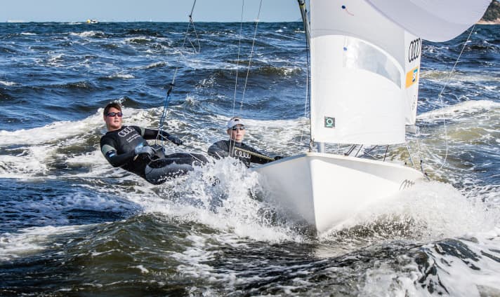   Strategically strong and with good "all-round" skills since October 2014: Annika Bochmann and Marlene Steinherr from the Seglerhaus am Wannsee club