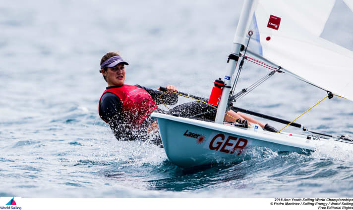   Hannah Anderssohn en Laser Radial