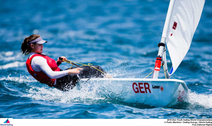   Gave her all before Auckland, but missed out on a World Youth Championship medal this time after silver in 2015: Hannah Anderssohn