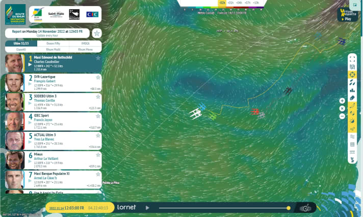 État de la course chez les Ultims. Plus que deux jours avant l'arrivée