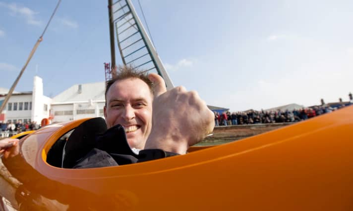   C'est fait : Larsen est le marin le plus rapide sur l'eau