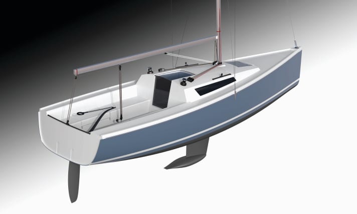   Grand cockpit, miroir fermé, gouvernail traversant : le Pointer 25