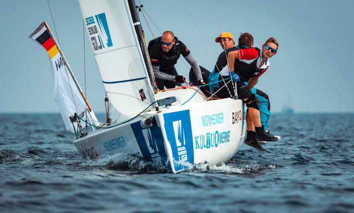 The dynamic crew from Wassersport-Verein Hemelingen with helmsman Jan Seekamp