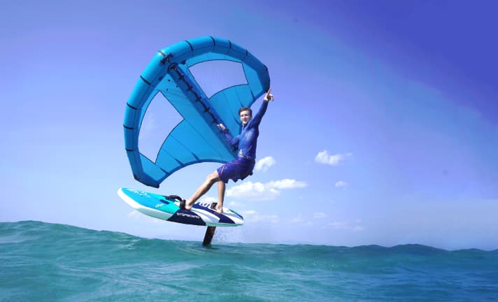 Mit 190 Zentimetern Länge ist das Crossoverboard Foil X Wing recht kompakt