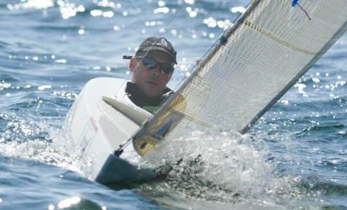   Heiko Kröger in der 2.4 mR