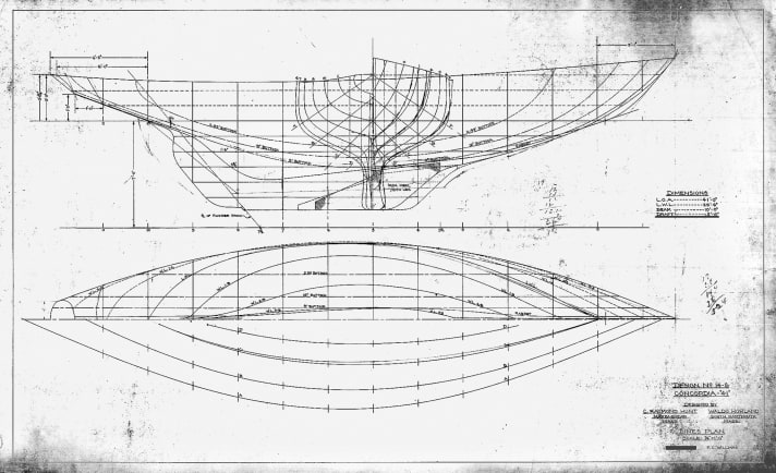  | Zeichnung: Mystic Seaport/Daniel S. Gregory Ships Plans Collection