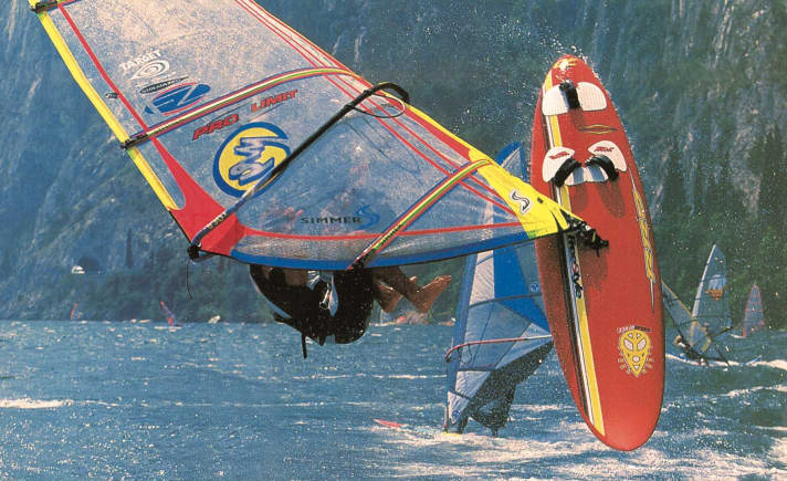 The King of the Lake was THE freestyle event at the end of the 90s. Stone, Naish, Dunkerbeck, Polakow - they were all there.