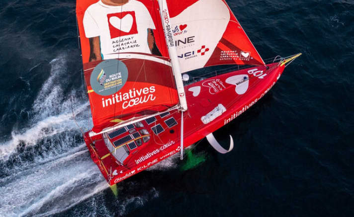 Is this the organ donor? Team Malizia has not yet commented on the origin of the replacement foils. However, they are very similar to those of Sam Davies' new Manuard design "Initiatives Cœur"